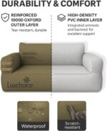 Portable Inflatable Couch for Camping with Built-in Pump Durable Inflatable Furniture Luxury Blow Up Couch Stylish Outdoor Air Sofa Perfect for Backyard Beach Music Festival Party - Image 5