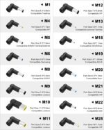 90W Universal AC Adapter Laptop Charger Compatible with Dell HP Acer Asus Lenovo IBM Sony Fujitsu Gateway Notebook Ultrabook Chromebook Power Supply Cord with 16 Tips - Image 3