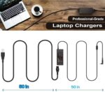 90W Universal AC Adapter Laptop Charger Compatible with Dell HP Acer Asus Lenovo IBM Sony Fujitsu Gateway Notebook Ultrabook Chromebook Power Supply Cord with 16 Tips - Image 6