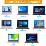 90W Universal AC Adapter Laptop Charger Compatible with Dell HP Acer Asus Lenovo IBM Sony Fujitsu Gateway Notebook Ultrabook Chromebook Power Supply Cord with 16 Tips - Image 7