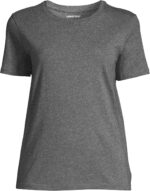 Lands' End Women's Relaxed American-Grown Supima Cotton Crew Neck T-Shirt - Image 6
