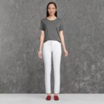 Lands' End Women's Relaxed American-Grown Supima Cotton Crew Neck T-Shirt - Image 8