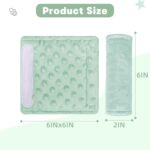 GFU Car Seat Strap Pads for Baby, Soft Shoulder Pads for Comfort, Reversible Seatbelt Covers for Kids, Perfect for Baby Car Seat, Stroller, Swing, High Chair, Size: 6.5 x 6.5 inch, Green - Image 6