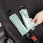 GFU Car Seat Strap Pads for Baby, Soft Shoulder Pads for Comfort, Reversible Seatbelt Covers for Kids, Perfect for Baby Car Seat, Stroller, Swing, High Chair, Size: 6.5 x 6.5 inch, Green - Image 8