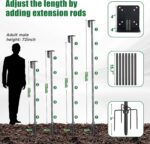 Bird Feeder Pole - 48" Outdoor Decor, Premium Metal, Rust-Resistant, Sturdy & Weatherproof, Easy Installation for Garden, Lawn, Field - Image 6