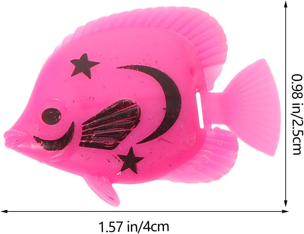 TINKSKY 10pcs Plastic Artificial Moving Floating Ornament Decorations for Aquarium Fish Tank (Random Color Pattern) - Image 3