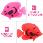 TINKSKY 10pcs Plastic Artificial Moving Floating Ornament Decorations for Aquarium Fish Tank (Random Color Pattern) - Image 5