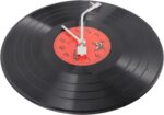 Musical Black Vinyl Record Wall Clock Battery Operated Music Room Decor Decoration Art Hanging Clocks- 11.81inch - Image 5