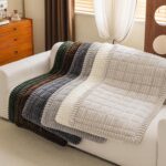 MYSKY HOME Couch Covers for 3-4 Cushion Sofa Pet Friendly, Couch Cover for Dogs, Sofa Covers for Pets Washable, Soft Non-Slip Sofa Slipcovers Furniture Protector Covers, Dark Grey, 27.6" x 82.7" - Image 10