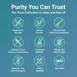 Pure Magnesium Citrate Supplements 500mg, 300 Capsules | Fat-Soluble Vitamin C Added | 100% Chelated | Supports Digestion, Muscle & Heart Health | Only Active Ingredients - Image 5