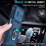 LeYi Cell Phone Case Cover Galaxy A15 5G and Screen Protector, Smartphone Case Galaxy A15 5G Cell Phone Accessories, Magnetic Stand, Shock Proof Funda para Smart A 15 5G, Blue - Image 6