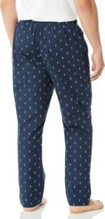 Nautica mens Soft Woven 100% Cotton Elastic Waistband Sleep Pajama Pant - Image 3