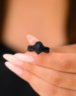 Rinfit Silicone Rings for Women - Pear Engagement Silicone Ring - Womens Rubber Wedding Bands - Patented Design - Image 4