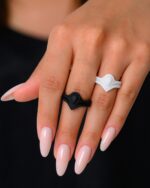 Rinfit Silicone Rings for Women - Pear Engagement Silicone Ring - Womens Rubber Wedding Bands - Patented Design - Image 8