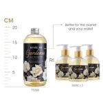 Hand Soap Refills, Gardenia Liquid Hand Soap, Large 750 ML / 26 FL OZ Bottles (Pack of 3), Gentle & Moisturizing Formula, Natural & Cruelty-Free for Kitchen and Bathroom Soap Dispensers - Image 3