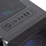 MXZ Gaming PC Desktop Computer, AMD Ryzen 5 5600, RTX 4060Ti, 16GB DDR4, NVME 1 T SSD, 6RGB Fans, Win 11 Pro Ready, Gamer Desktop Computer(R5 5600| RTX4060Ti) - Image 4