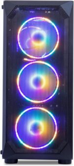 MXZ Gaming PC Desktop Computer, AMD Ryzen 5 5600, RTX 4060Ti, 16GB DDR4, NVME 1 T SSD, 6RGB Fans, Win 11 Pro Ready, Gamer Desktop Computer(R5 5600| RTX4060Ti) - Image 5
