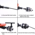 Swpeet Powerful Speedy Hand Drill 1/4-Inch Capacity with 13Pcs Drill Bit Set, Mini Hand Drill Manual ¼ inch with Finely Cast Steel Double Pinions Design, Chucks and Grip Handle for Woods, Plastics - Image 6
