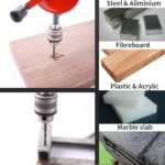 Swpeet Powerful Speedy Hand Drill 1/4-Inch Capacity with 13Pcs Drill Bit Set, Mini Hand Drill Manual ¼ inch with Finely Cast Steel Double Pinions Design, Chucks and Grip Handle for Woods, Plastics - Image 8