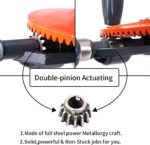 Swpeet Powerful Speedy Hand Drill 1/4-Inch Capacity with 13Pcs Drill Bit Set, Mini Hand Drill Manual ¼ inch with Finely Cast Steel Double Pinions Design, Chucks and Grip Handle for Woods, Plastics - Image 9