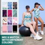 Girls Gymnastics Leotards w/Shorts Set - 4-Piece Girls Unitards Biketards Outfit for Dance, Tumbling & Activewear - Image 7