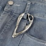 Cute Y2K Carabiner Keychain Clips Irregular Cool Multi-Use Large Heavy Duty Carabiner Hook Key Ring Outdoor Accessories Buckle - Image 6