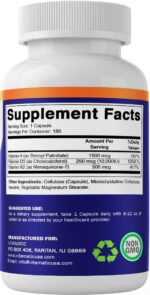 Vitamatic ADK Vitamin Supplement, 180 Veg Capsules, High Potency Vitamins A, D3, K2 for Bone Health, Calcium Absorption, Non-GMO, Gluten Free - 2 Pack - Image 4