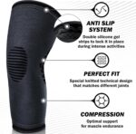 POWERLIX Knee Compression Sleeve (Pair) - Best Knee Brace for Knee Pain for Men & Women – Knee Support for Running, Basketball, Volleyball, Weightlifting, Gym, Workout, Sports - Image 3
