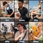 Wearable Bluetooth Speaker, Clip-on Wireless Portable Speakers, IP56 Waterproof Clip Speaker Up to 18 Hours Battery Life, Built-in Mic for Hands-Free Music/Calls, Work/Outdoor Black - Image 8