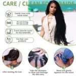 Human Braiding Hair for Boho Braids 120g 12A Deep Water Wave Bulk Human Hair Knotless Boho Braiding Curly 100% Virgin No Weft Extensions Bohemian Braids 3 Bundles/Pack Auburn Ginger 14 Inch - Image 9