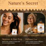 Siva Frankincense Essential Oil - 4 Fl Oz – Natural Boswellia Serrata Oil - for Diffuser, Face, Skin Care, Aromatherapy, Hair Care, Scalp and Body Massage - with Dropper - Image 7