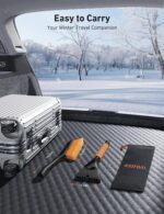 AstroAI 27" Snow Brush and Ice Scrapers for Car Windshield, Detachable Snow Scrapers with Ergonomic Foam Grip for Cars, Trucks, SUVs (Heavy Duty ABS, PVC Brush, Orange) - Image 7