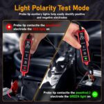 Power Circuit Probe Tester, 6-24V DC Automotive Test Light 12 Volt with 13 ft Leads Circuit Tester Breake Finder for Continuity Testing for Car SUV Truck - Image 5