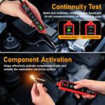 Power Circuit Probe Tester, 6-24V DC Automotive Test Light 12 Volt with 13 ft Leads Circuit Tester Breake Finder for Continuity Testing for Car SUV Truck - Image 6