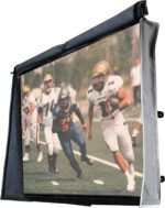 Outdoor 60"-65" TV Set Cover,Scratch Resistant Liner Protect LED Screen Best-Compatible with Standard Mounts and Stands (Light Gray) - Image 3