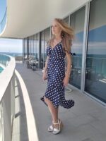 GRECERELLE 2025 Women's Spring Summer Boho Floral Print V-Neck Faux Wrap Maxi Dress for Wedding Guest, Graduation, Party - Image 7