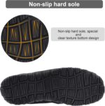 Lulex Mens Slippers Moccasins for Mens Memory Foam House Slippers Indoor Outdoor House Shoes - Image 5