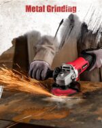 AVID POWER Angle Grinder 4-1/2 inch Electric Grinder Tools 750W 6.5 Amp Metal Grinder, 11500 RPM, with Grinding and Cutting Wheels, Auxiliary Handle, Wrench for Cutting and Grinding - Image 5