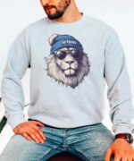 Olive Loves Apple Detroit Football Sports Sweatshirt for Men Women Youth and Toddler Boys and Girls - Image 3