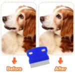 Pets Grooming Comb Kit for Small Dogs Puppies For Tear Stain Remover, 2-in-1 with Round Teeth to Remove Knots Crust Mucus - Image 6