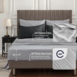 BEDELITE Queen Comforter Set 7 Pieces Bed in A Bag - Soft Microfiber Reversible Black Bed Set with Comforters, Sheets, Pillowcases & Shams, Cozy Luxury Bedding Sets for All Season - Image 3