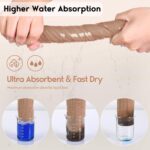 Muslin Baby Washcloths 6 Pack, 100% Cotton Wash Cloths for Babies, Large 12''X12'' Burp Cloths Absorbent and Soft for Newborn Infants Kids Boys Girls - Gradient Brown - Image 7