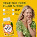 Feminine Balance Probiotics Gummies for Women - Vaginal Health & Women's pH Balance Natural Gummy Supplement with Cranberry Pineapple Powder - Sugar Free Gluten Free Vegan - Image 3