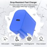 iPhone 16 15 Fast Charger 10ft, USB C Charging Block and Long Type C to C Cable Cord, Wall Plug Power Adapter Cube Brick for Apple 16 Pro Max/16 Pro/15 Plus/15 Pro Max/iPad 12.9/11 inch/Air/Mini-Blue - Image 5