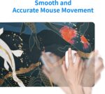 Fish Art Mouse Pad Abstract Desk Mat 31.5x11.8 Inch Japanese Non-Slip Rubber Base Large Gaming Mousepad With Stitched Edges for Home and Office - Image 8