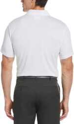 PGA Tour Men's Airflux Solid Mesh Short Sleeve Classic Golf Polo Shirt - Image 3