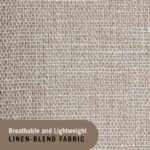 Perry Ellis Men's Flat Front Linen Blend Dress Pants - Image 4