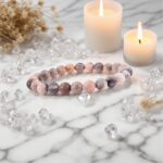 Zerobe Heart-shaped Pendant Natural Stone Bracelet for Women - Faith&Birthday Gifts for Teens Girl, Best Friends, Godmothers, and Secret Sisters - Image 4