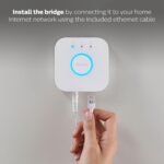 Philips Hue Bridge, Unlock The Full Potential of Hue Bridge System, Multi-Room and Out-of-Home Control, Create Automations and Zones, Smart Lighting Hub, Works with Voice and Matter-Compatible - Image 4