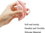 SJANE 4 Pcs Cat Food Can Spoon & Can Covers | Cute Paw Silicone Pet Food Opener Spatula & Lids | Stainless Steel Wet Food Spoon for Cats and Dogs(Pink) - Image 3
